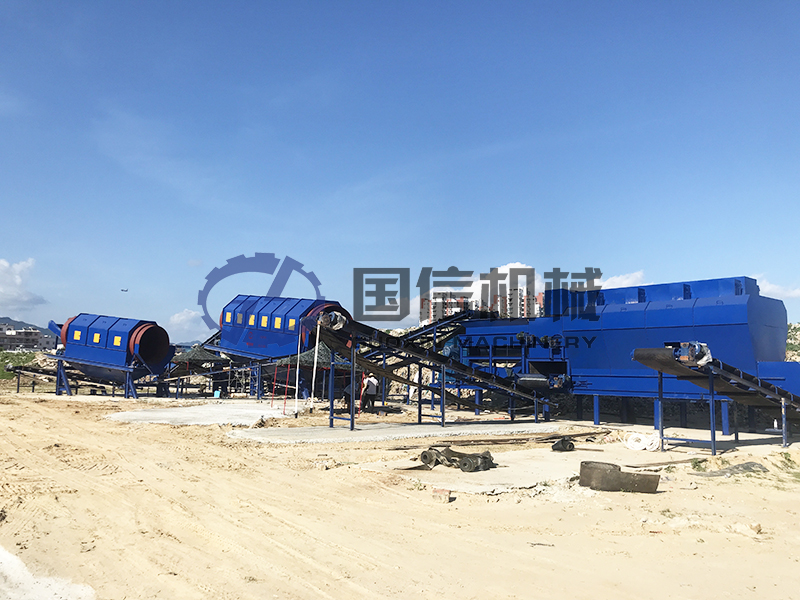 陳腐垃圾分揀生產線